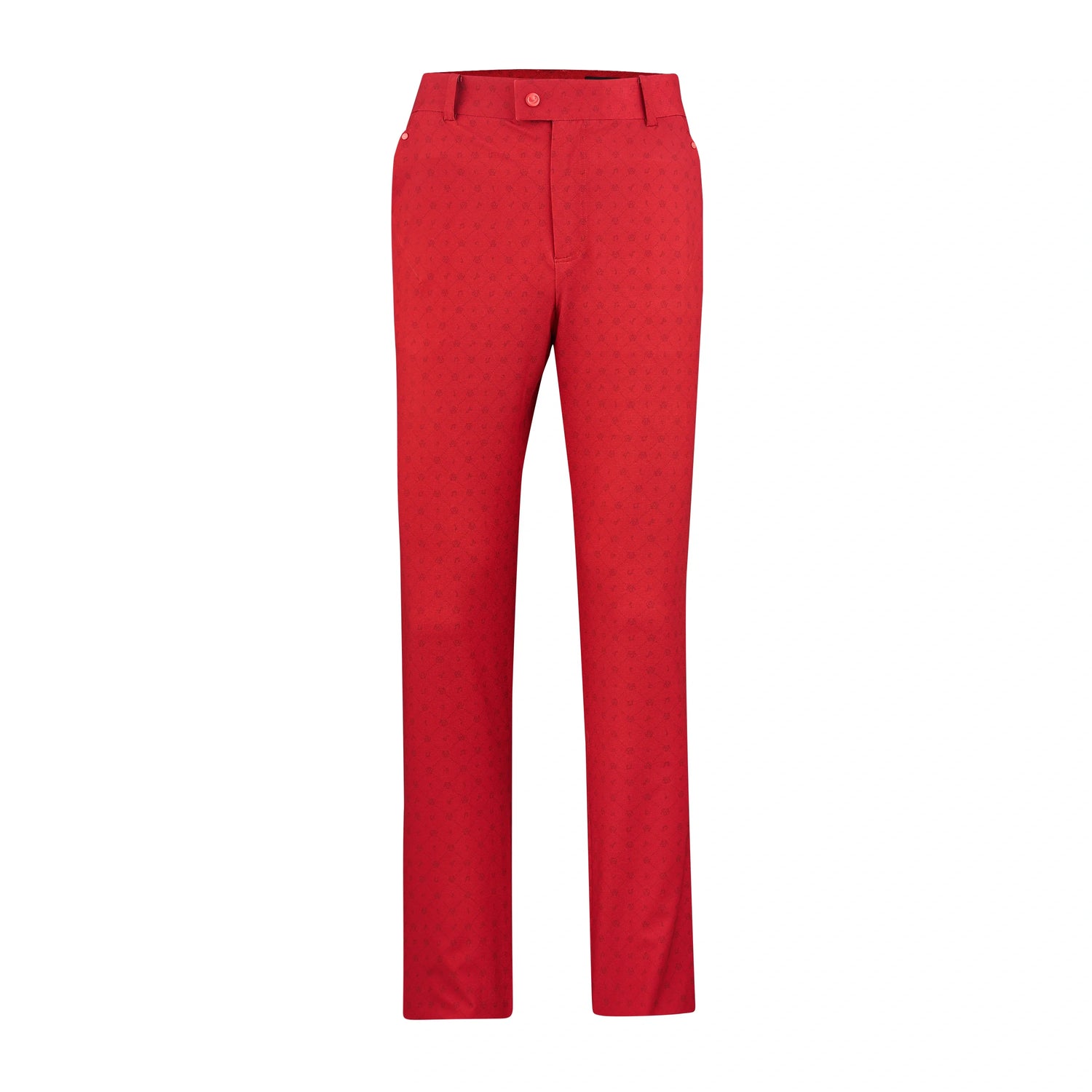 Red golf pants