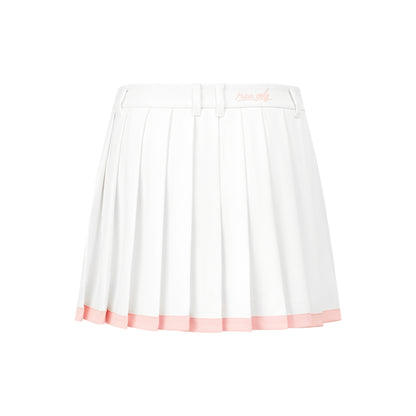 Caily Skirt - White Pink