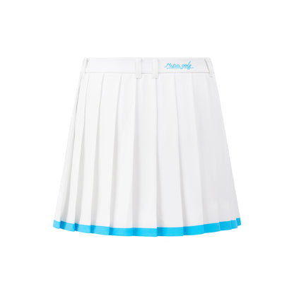 Keva Skirt - White Blue